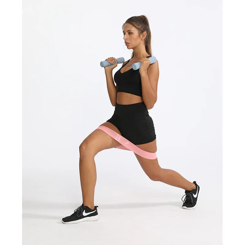 

Band Elastic Resistance Yoga Gym Home Hip 3 Set Resistance Band High Elastic Custom Logo Resistant Bands Hip Circle, 5 colors