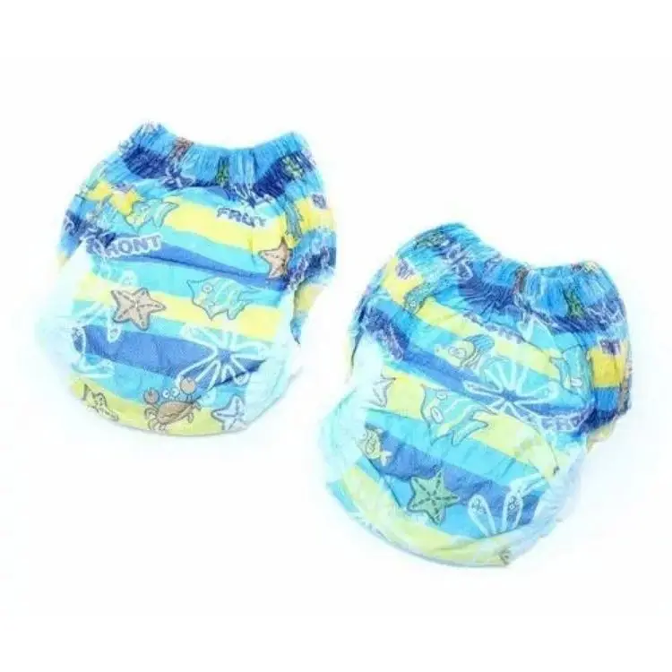 

2021 Swiming Child Nappy Toddler Manufacture Ecological Elastic Big Waist Band Disposable Baby Pants Swim Diaper For Kid