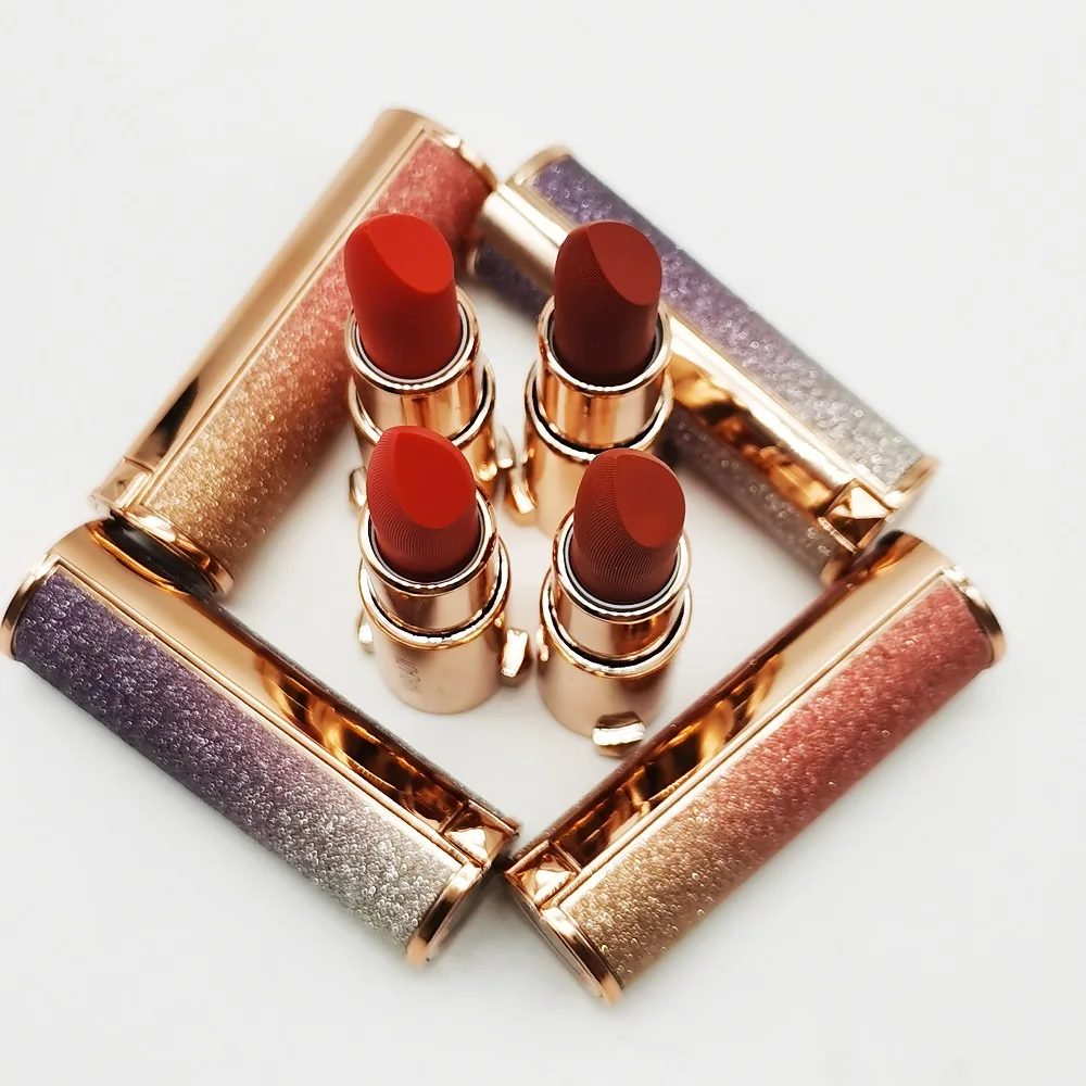 

Private Label Water Proof Lipstick Long Lasting Matte Velvet Non Sticky Lipstick Multicolor Cream Lip Stick