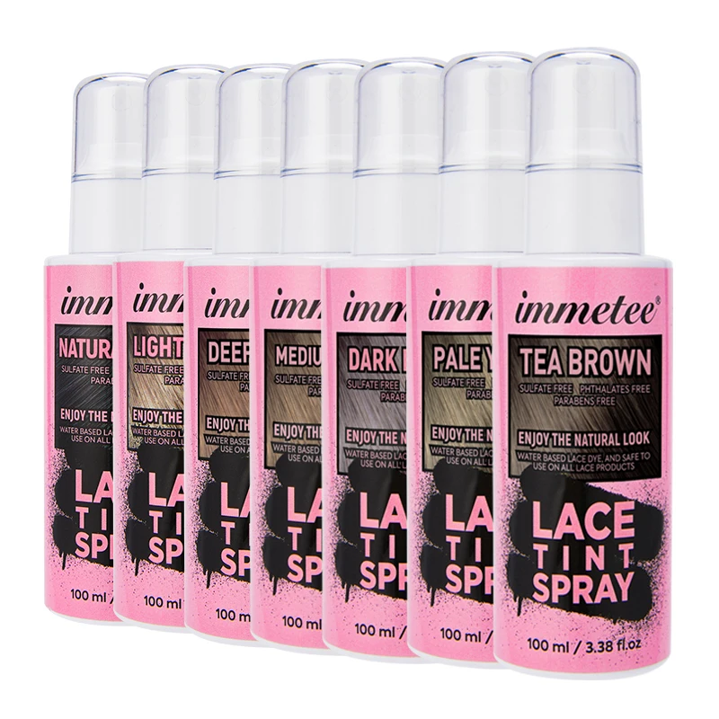 

Lace Tint Spray Private Label Black Brown Waterproof Lace Tint Spray For Tinting Wigs Frontals And Closures
