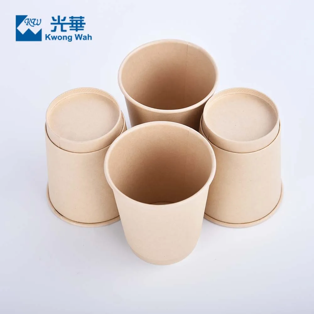 

Wholesale Printing 4Oz 8Oz 12Oz 16Oz Single Wall Disposable Party Kraft Paper Cups Customized Hot Coffee Paper Cup With Lid