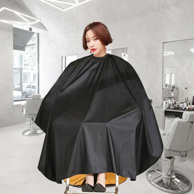 

Wholesale custom logo hairdressing cutting barber cape water repellent polyester salon cape