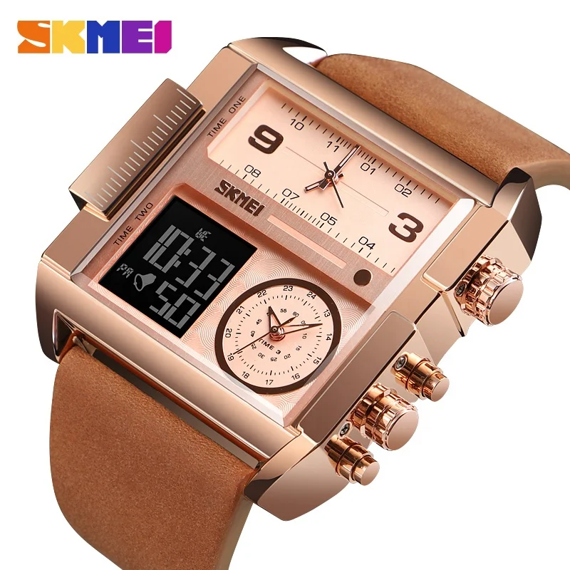 

skmei 1391 hot selling men watch for big wrist factory directly 3 time