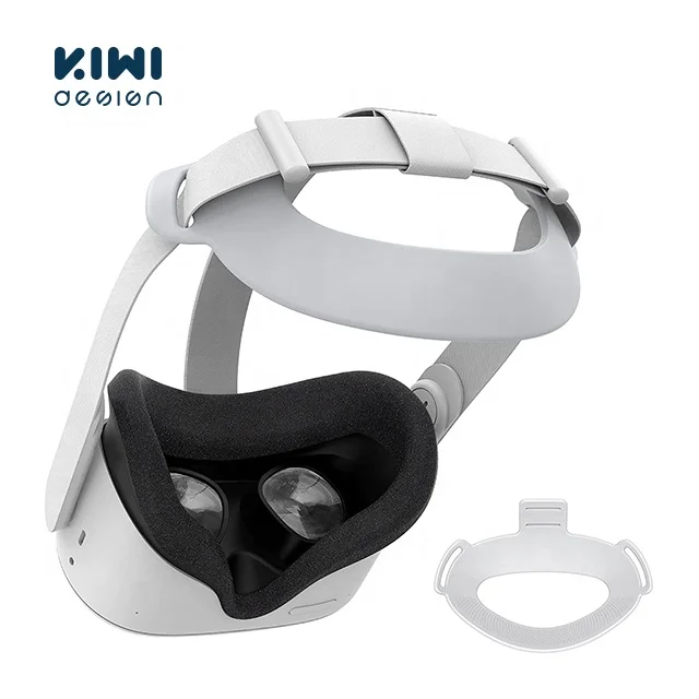 

KIWI design Headset Strap Pad For Oculus Quest 2 VR Headset Reduce Head Pressure quest 2 accessory