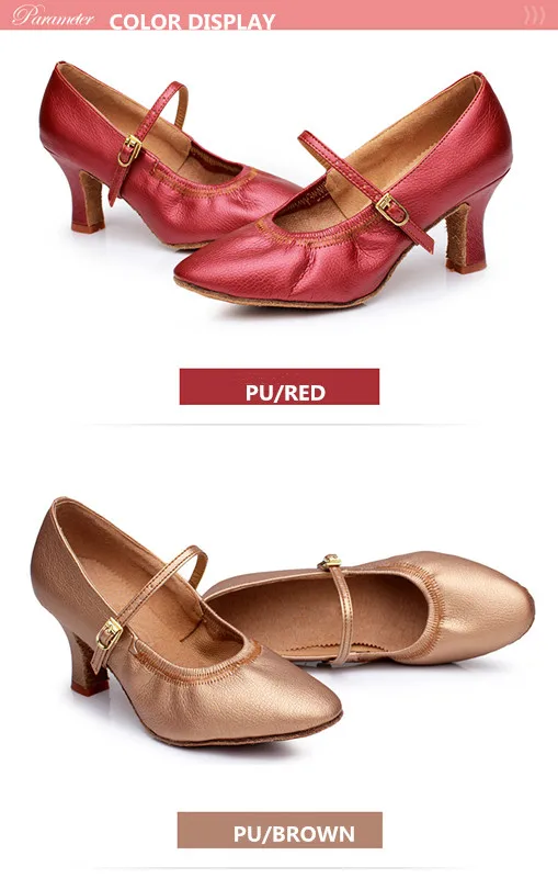 Flamenco Dance Shoes Latin High Heel Shoes Comfortable Practice Women's Adult With Soft Bottom Modern Dance Shoes