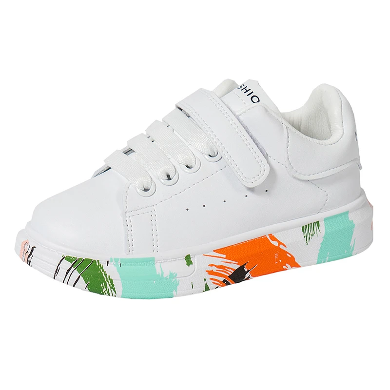 

2020 New Fashion Rainbow Kids sport Shoes For Girls Sneakers Students Breathable Mesh Children Shoes Boys Girls Sneakers, 2 colors