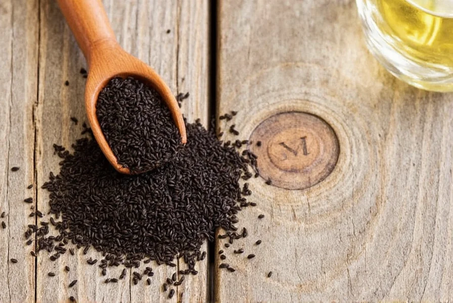 Black cumin seeds (kalonji) in traditional Indian cooking