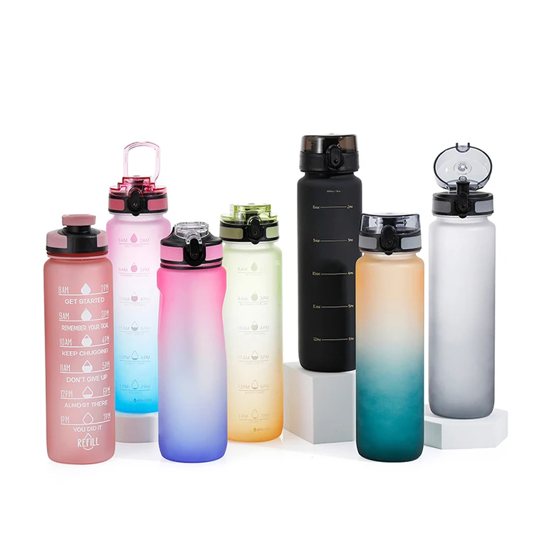 

Everich BPA Free 600ml Plastic Drink Bottle Plastic Beverage Bottles Sports Tritan Water Bottle Wholesale, Clear or customized color