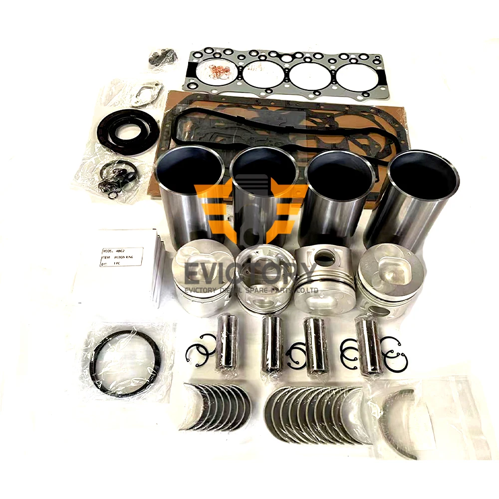 

For ISUZU 4BC2T 4BC2 rebuild overhaul kit valve guide piston ring liner gasket