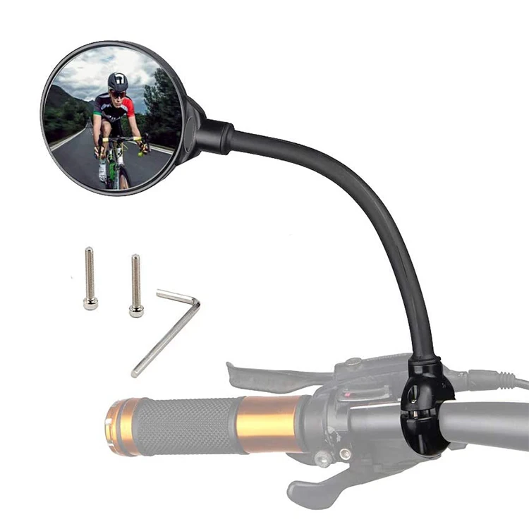 

Bike Side Mirror Rear View Handlebar Mirrors Adjustable Left Right