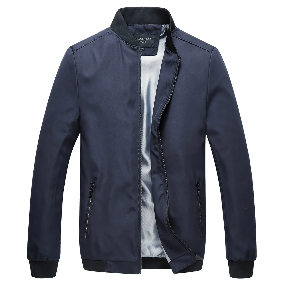 

Business Male's Casual Solid Color Jacket Men's Slim Lapel Thin Jacket Coat Factory Custom Men's Clothing, Shown
