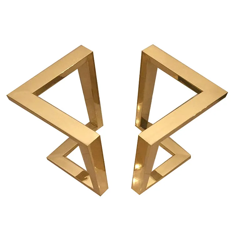 Factory Price Modern Fashion Gold Table Legs Golden Coffee Dining Table