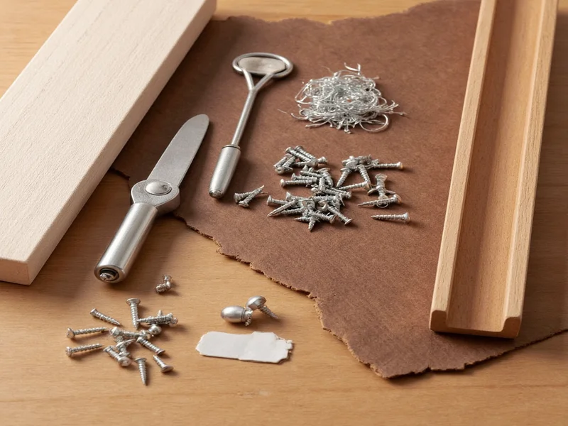 DIY shoe organizer materials list with reclaimed wood and screws