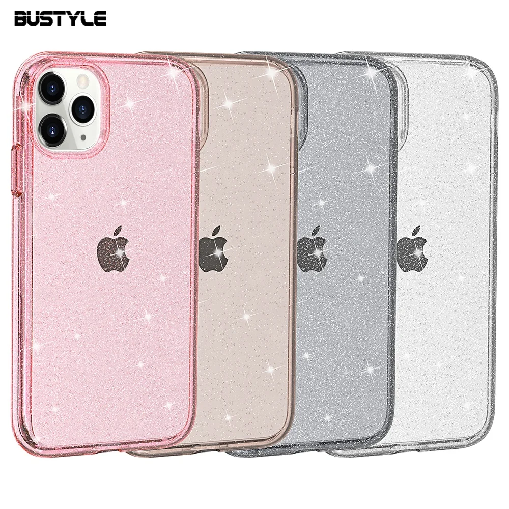 

Beautiful Luxury Fashion Flash Glitter Sparkle Foil Bling Bling Hard Cell Phone Cover Case For Iphone 11 Pro Max For Women Girl