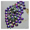 Rhinestone wholesale price ss20 crystal AB sparkle flat bottom perfect cut strong glue hot fix rhinestone