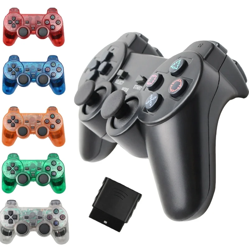 Wireless Gamepad for Sony PS2 Controller for Playstation 2 Console Joystick Double Vibration Shock Joypad Wireless Controle