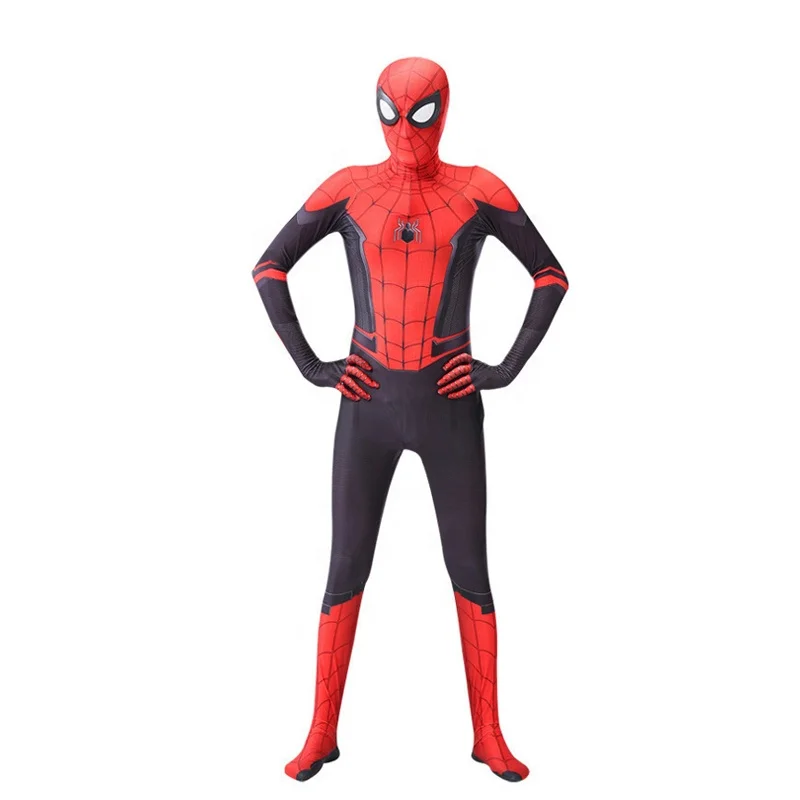 

wholesale movie marvel superhero anime cosplay clothes homecoming spiderman adult Kids spider man costume
