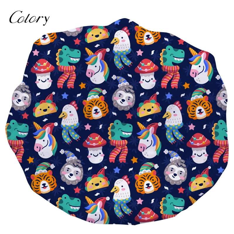

Colory Vendor For Custom Logo Bonnet Silk Double Layer Designer Bonnets, Customized color