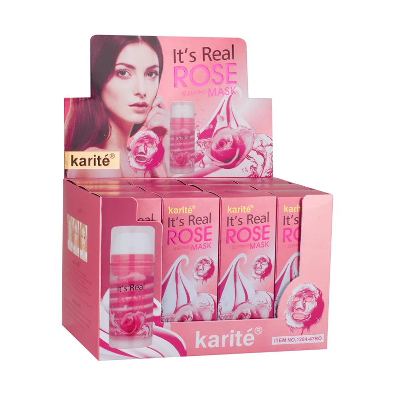 

Karite New Styles Rose Organic Whitening Collagen Sleeping Mask Private Label
