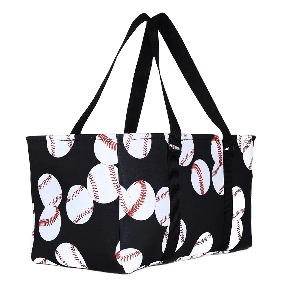 

Ready To Ship Low MOQ canvas Softball Tote Garden Tool Large Baseball Household Utility Tote DOM-1141142