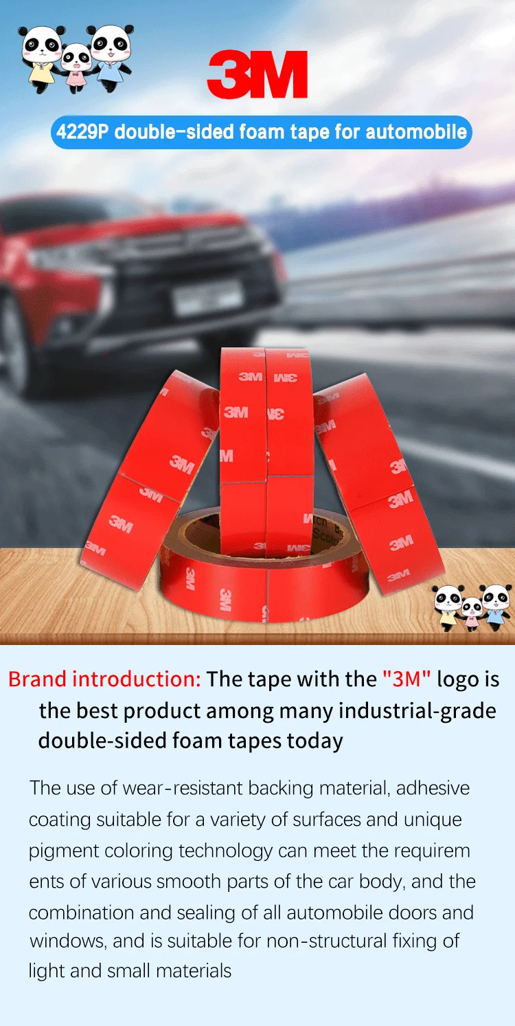 High Performance Customized 3m Anti Static Double Sided Price 3m Vhb 4229 Tape Buy 3m Double Sided Tape Price 3m Vhb 4229 Tape 3m Anti Static Tape Product On Alibaba Com