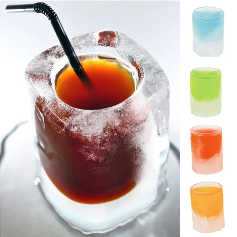 

Long Cup Ice Tray Summer DIY Ice Making Ice Molds Edible Creative Silicone Mold