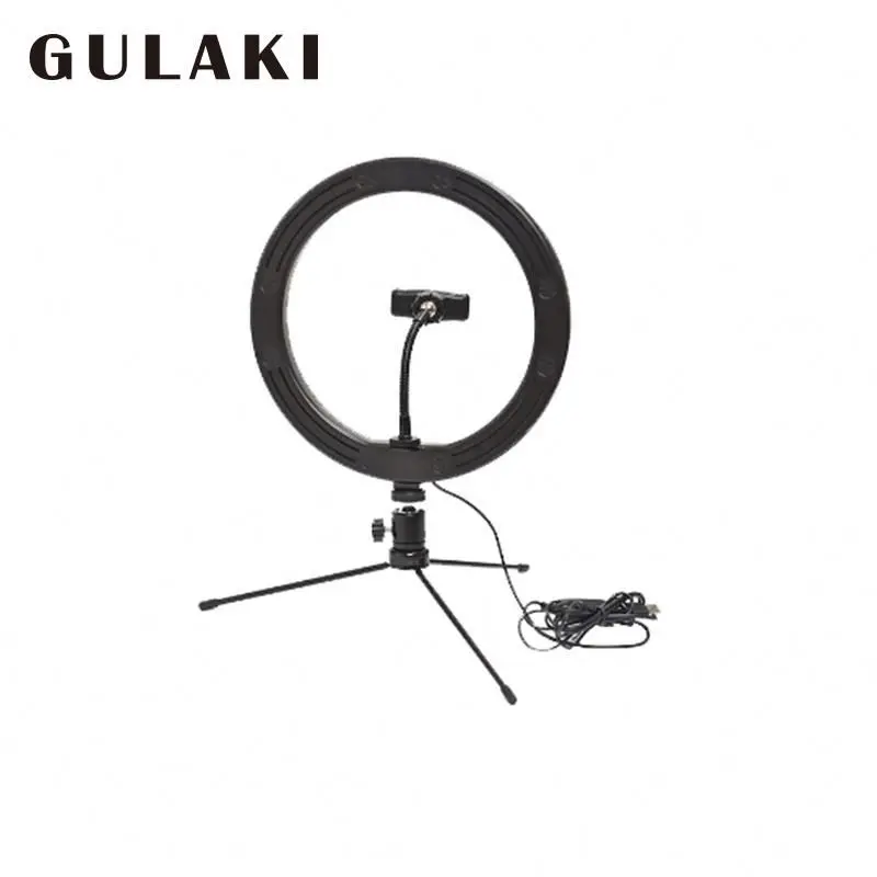 

led studio camera ring light/makeup ring light lamp/ring table fill light H0Q2a led photography beauty light