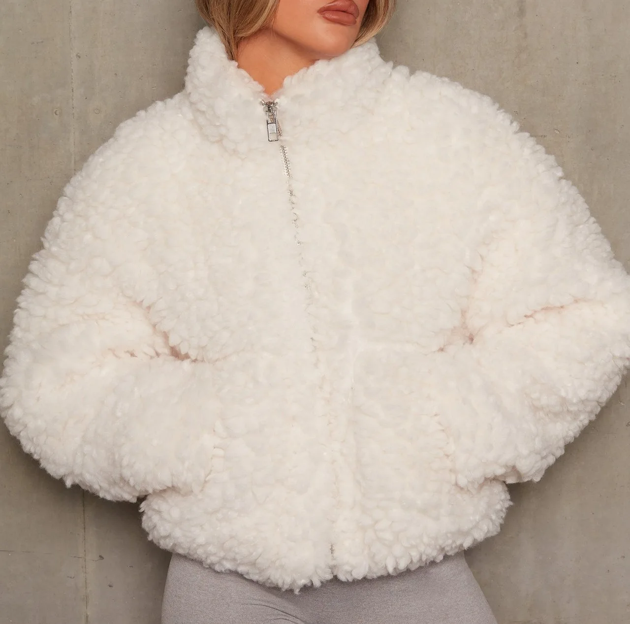 

2021 Womens Winter Fashion Winter Clothing Flleece puff jacket women Bubble Winter Coats fur jacket woman