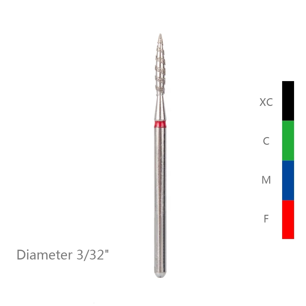 

Diamond Tipped Nail Drill Bits 3/32 For Gel Remove