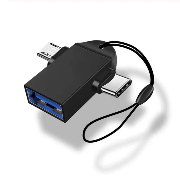 

High quality 2 in 1 USB C to USB3.0 OTG Adapter Micro USB Type- C OTG Adapter