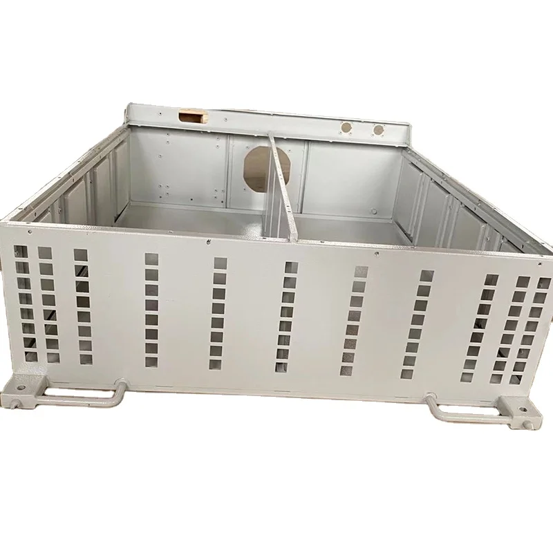 White Powder Coated Sheet Metal Fabrication