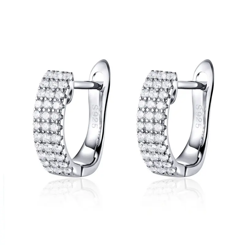 

Fashion fine jewelry for lady 925 sterling silver hoop earrings sterling silver