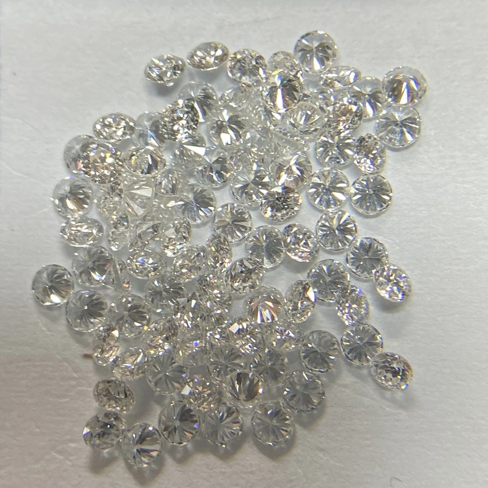 

HQ GEMS 0.03 carat 2mm GH VS cvd diamond hpht diamond Man made synthetic rough diamond