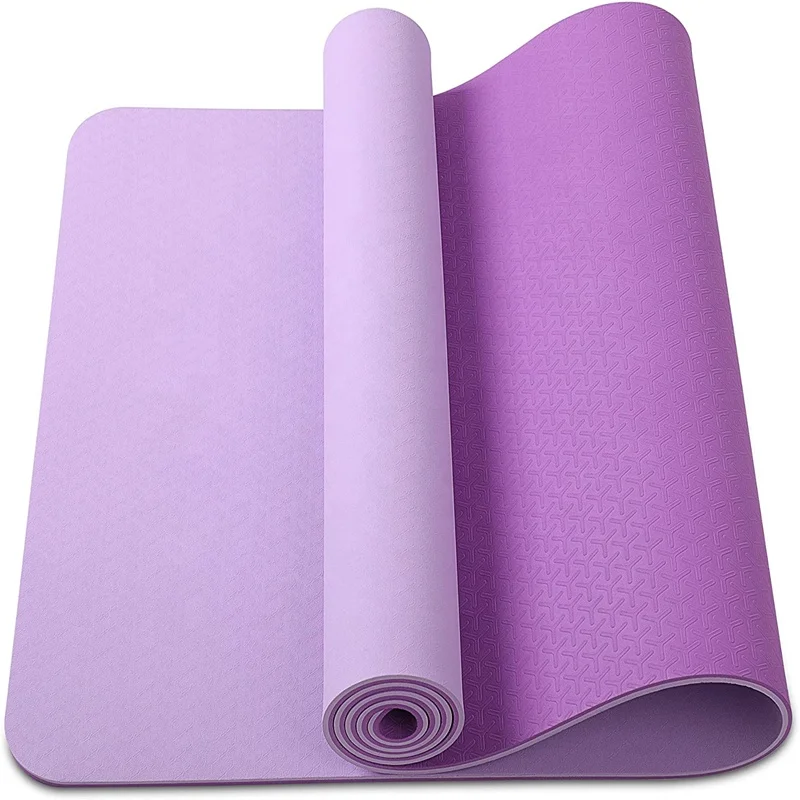 

Anti-slip Tpe Eco Friendly Thick Fitness Natural Rubber Yoga Mat Premium Custom Logo Yoga Mat, Multiple color available