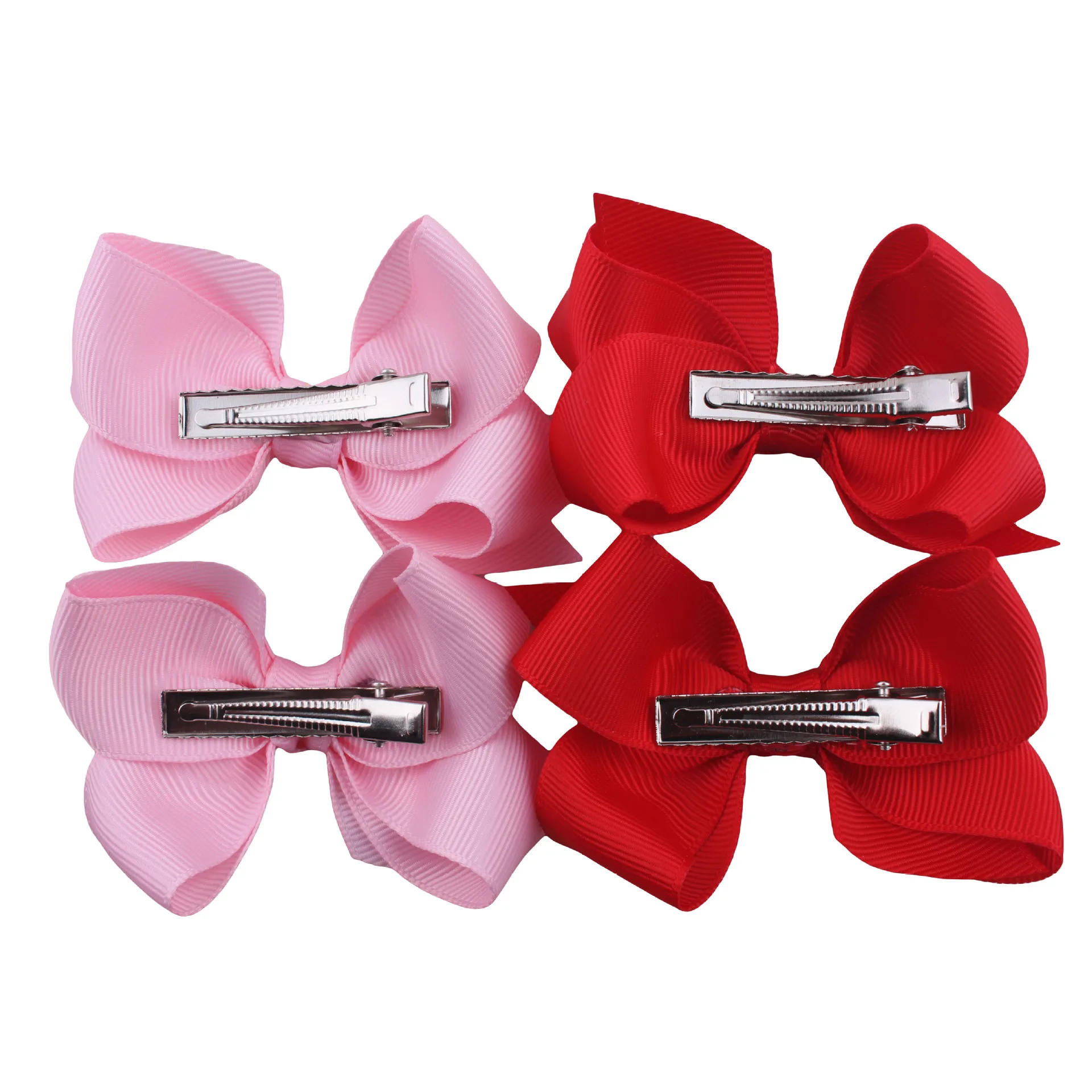 40colors Grosgrain Ribbon Hair Bows Alligator Clips Hair Bows