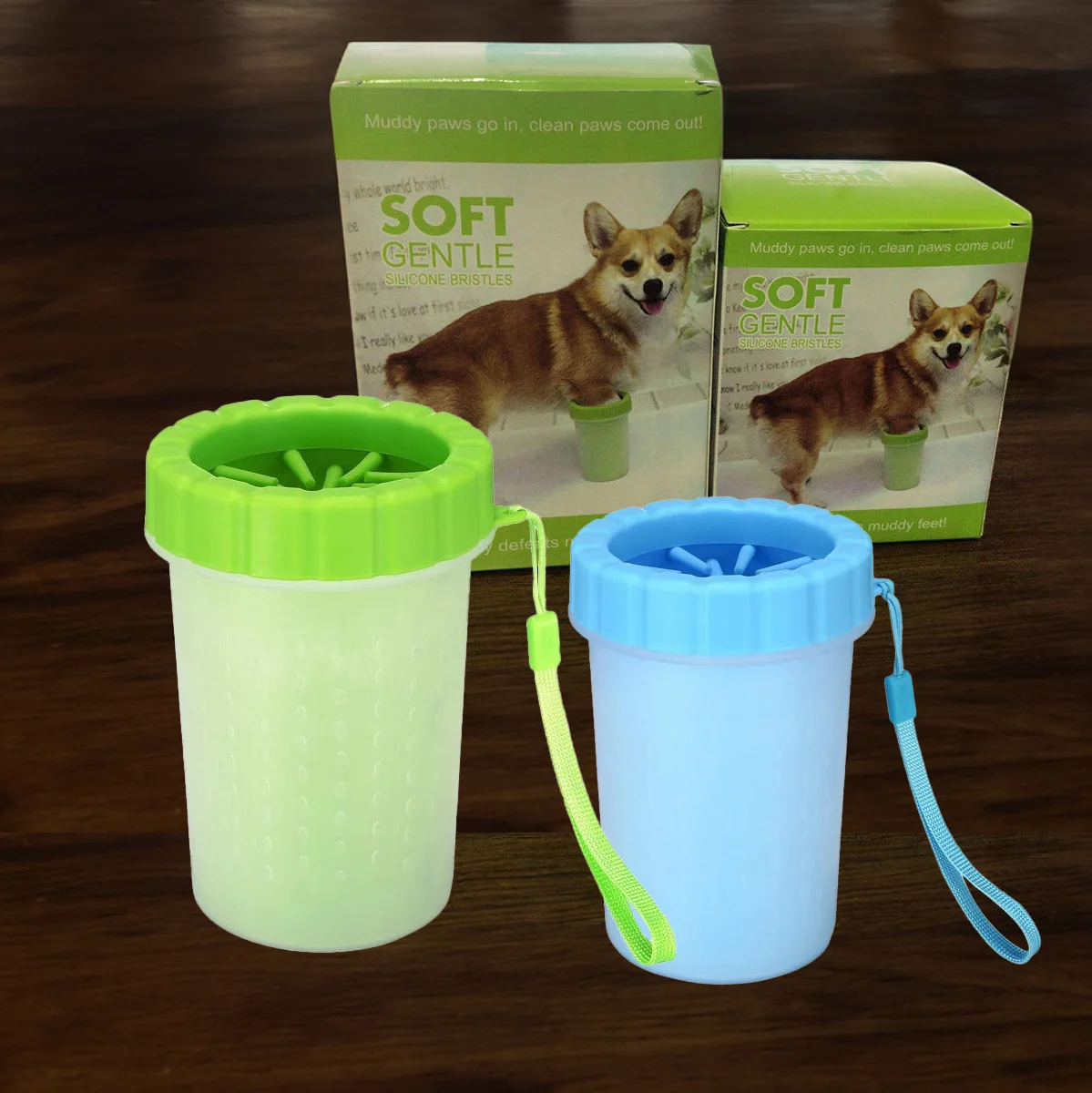 

Hot Selling Custom hundepfotenreiniger limpiador de patas para de perros automatic Portable dog pet paw cleaner cup for dogs