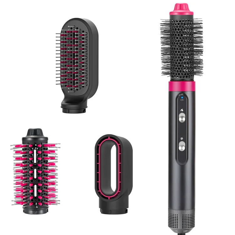 

Factory price New Fashion MultiFunctional Hair Dryer brush Blow Dryer 5 in 1 Hot Air Comb Curling Iron Hair Styling Tool