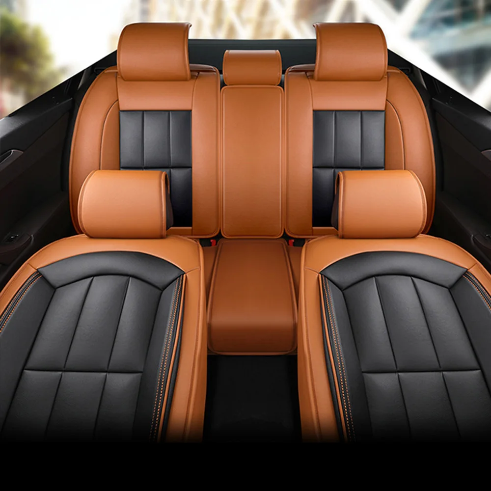 Pu Leather Fly 5d Stereo Most Comfortable Car Seat Cover Set Deluxe Edition Car Cushion