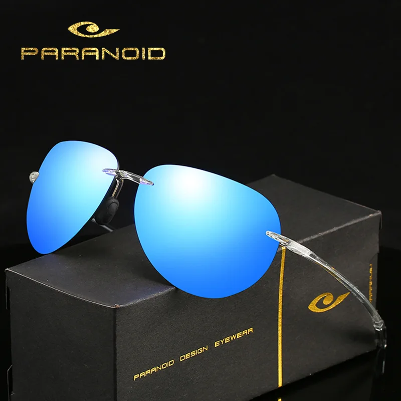 

PARANOID Custom Logo Frameless Sunglasses Sport Cycling Sun Glasses Shades UV400