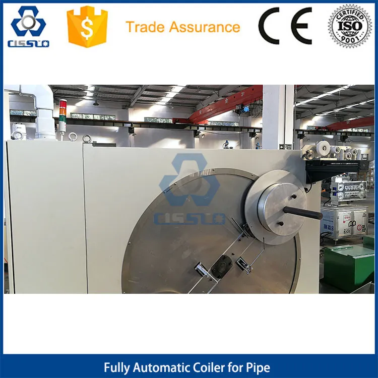 
FULLY AUTOMATIC PLASTIC PE PP PVC TUBE HOSE MICRO DUCT WINDER MACHINE 