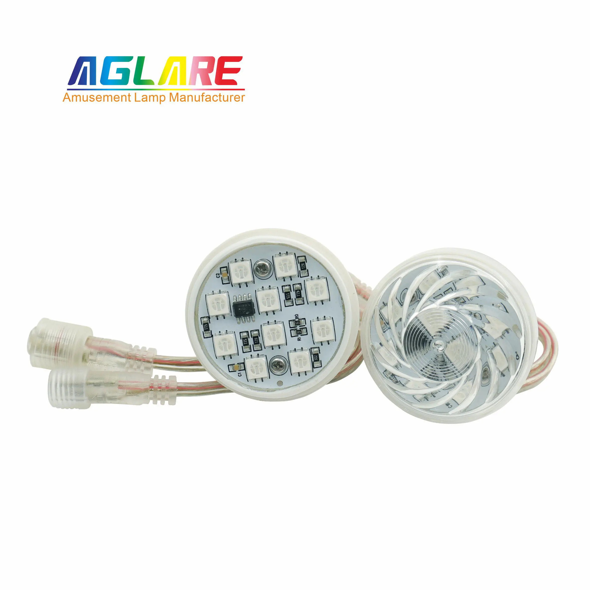 

Aglare Cabochon Lights Manufacturer 45Mm Waterproof Led Amusement Light