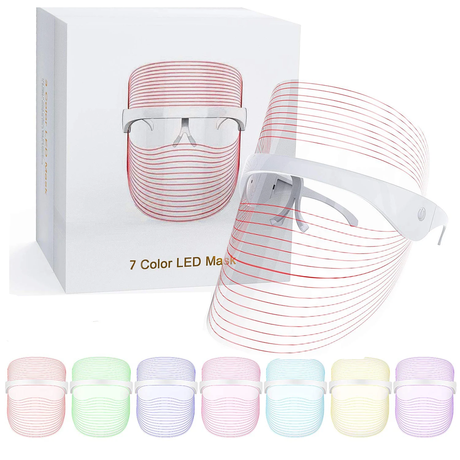 

Wireless Dropshipping Free Sample Led Phototherapy Beauty Mask PDT Led Facial Machine Light Up Therapy Face Led Mask