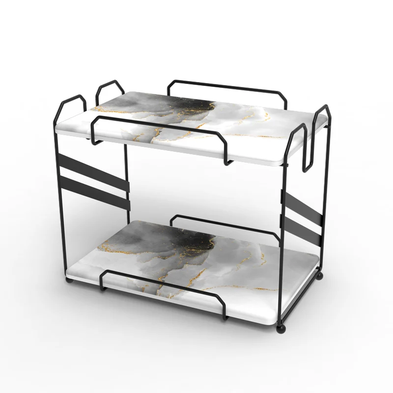

Metal Cosmetic Organizers Natural Diatomite Bathroom Makeup Rack