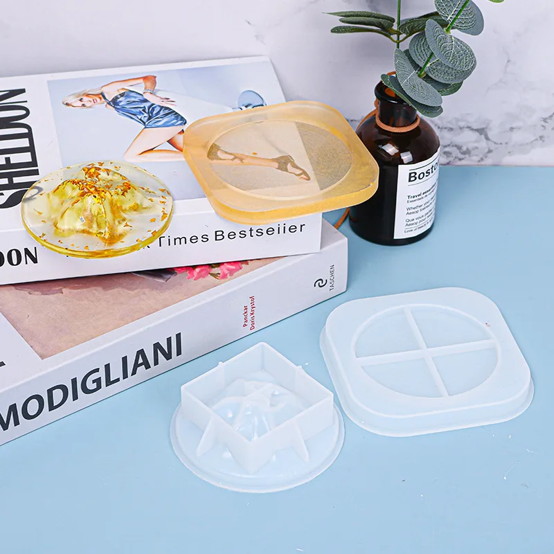 

Crystal Drop Glue Mold Mountain Range Decoration Ornament Diy Siliconel Mold, White