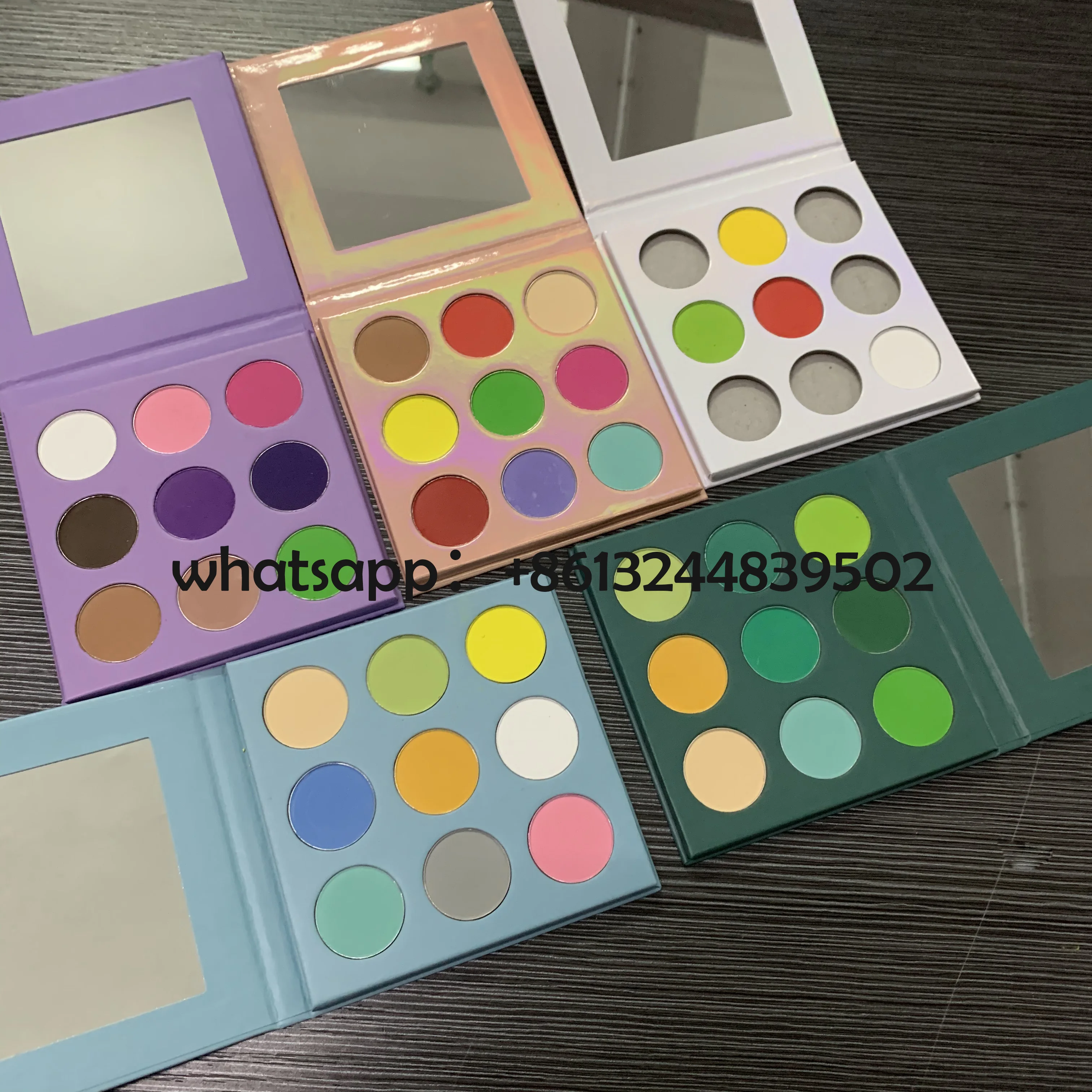 

Shiyang cosmetics 9 color makeup no brand eyeshadow palette with mirror