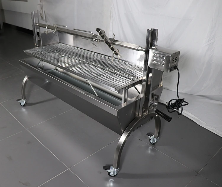 Large Outdoor Stainless Steel Charcoal Barbecue Bbq Grill