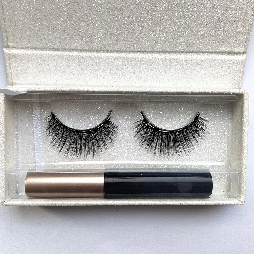

Wholesale Private Label Magnetic Eyelash Set with Eyeliner