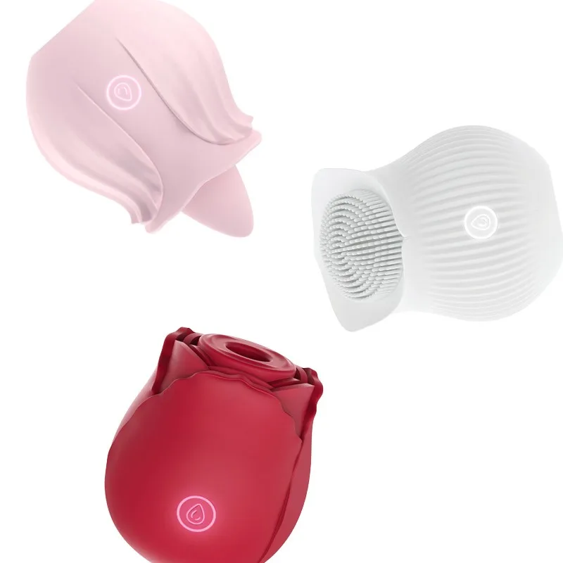 Top Seller Silicone Women Sexy Toys Clitoral Sucking Vibrator 3 Types Rose Vibrator Stimulator