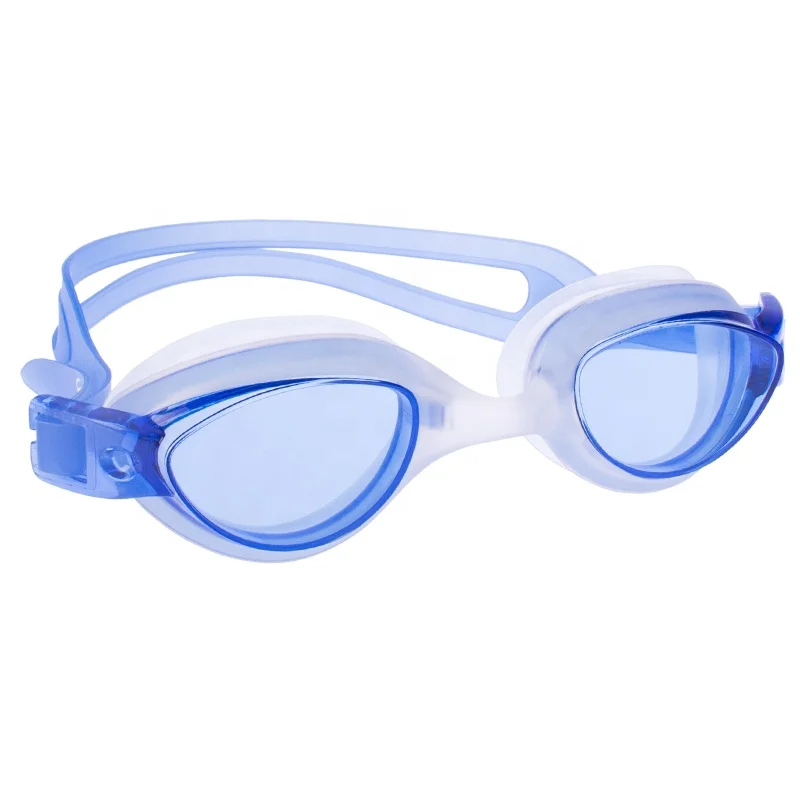 

Custom unique design adult antifog junior precision swimming goggles, Blue,brown