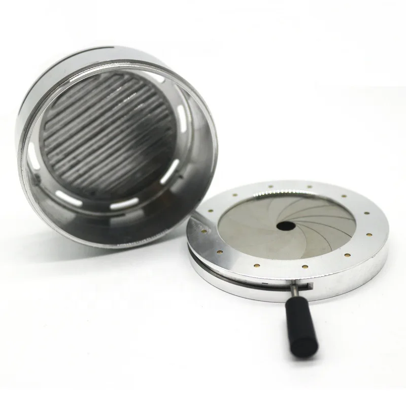 

Wholesale 2021 Aluminum Narguile Hookah Chicha Accessories Charcoal Holder, Silver